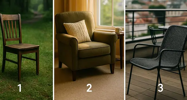 تست شخصیت شناسی : یک صندلی را انتخاب کنید تا بفهمید در ذهن شما چه می گذرد!