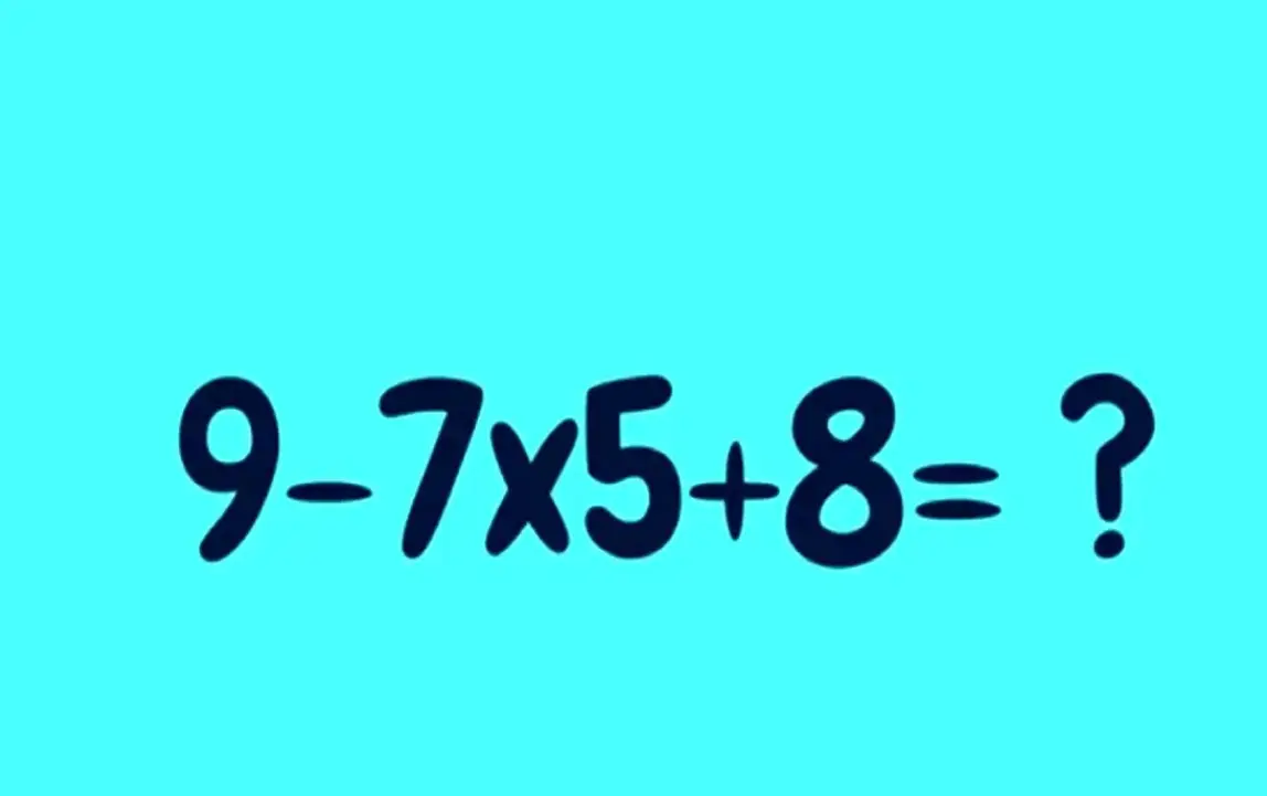 بازی فکری : معمای ریاضی که ۹۲٪ افراد رو گیج می‌کنه،آیا تو می‌تونی حلش کنی؟