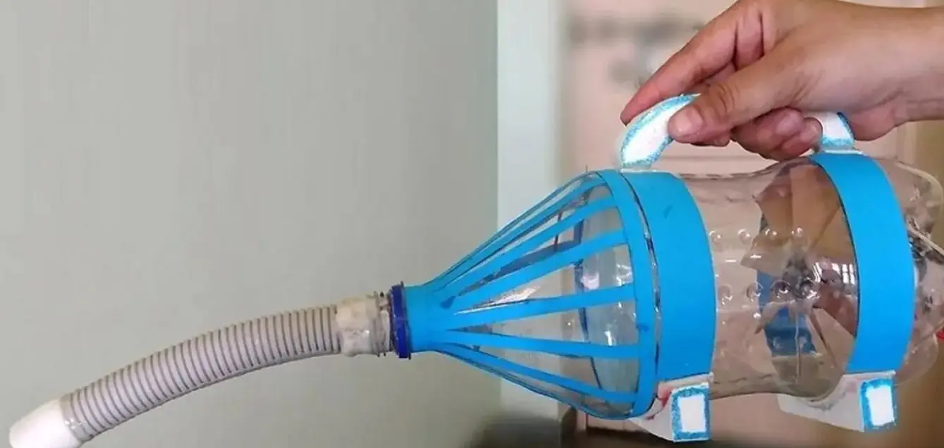 خودت جاروبرقی بساز | با وسایل دم دستی یک جارو برقی با مکش عالی درست کن