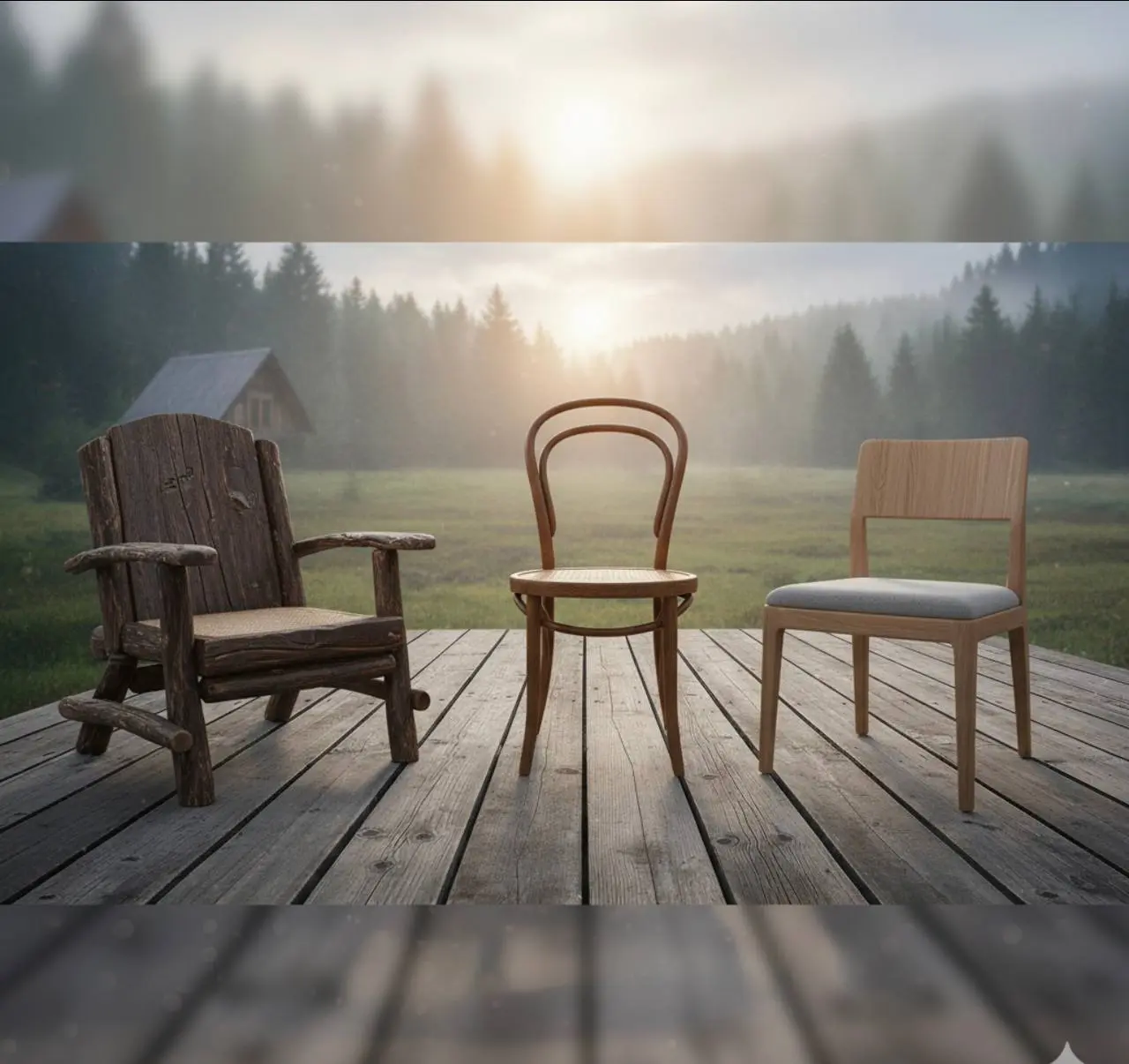 تست شخصیت شناسی: با انتخاب یک صندلی چوبی بفهمید چقدر منظم هستید1