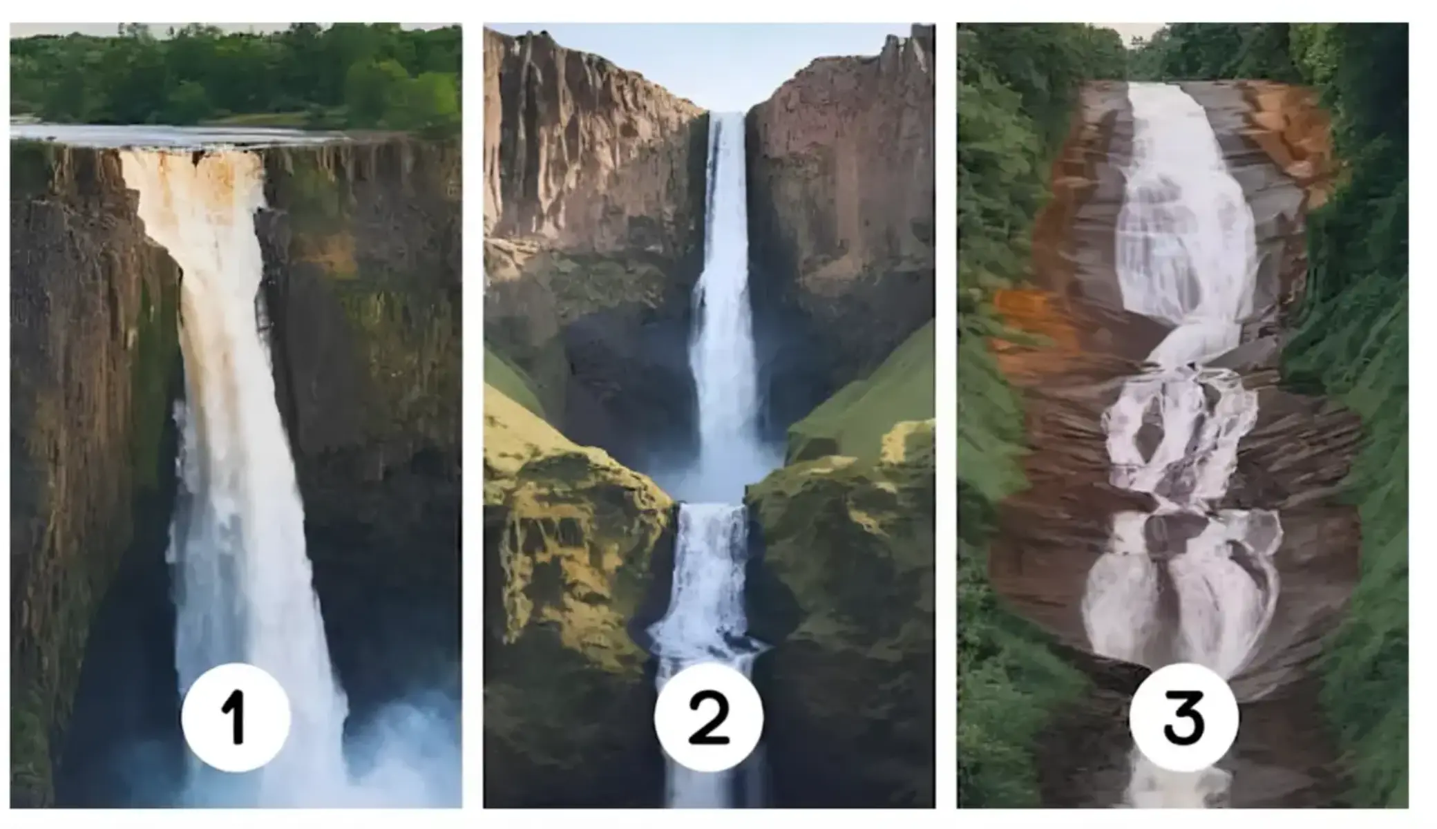 بازی فکری؛ میخوای بدونی مغزت بیشتر منطقیه یا احساسی؟ یه آبشار انتخاب کن!