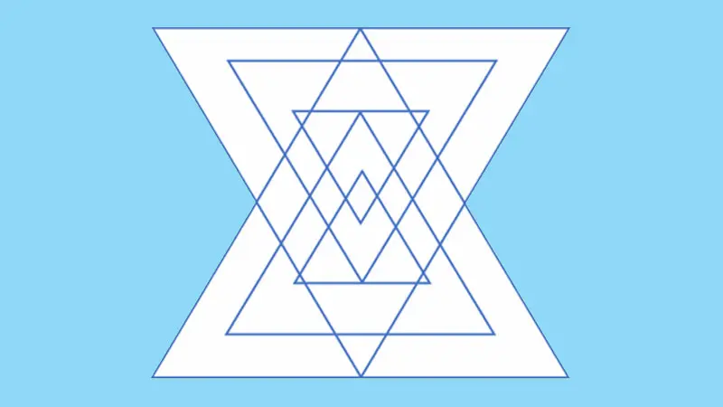 تست هوش | فقط یه نابغه ریاضی میتونه بگه چندتا مثلث تو تصویر وجود دارد