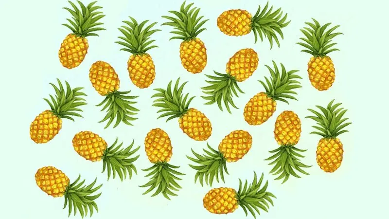 تست هوش | فقط کسایی که دید خلبانی دارن میتونن آناناس متفاوت رو پیدا کنند