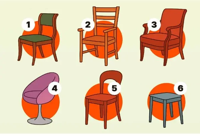 تست شخصیت شناسی : یک صندلی را انتخاب کنید تا بفهمید چقدر شخصیت قوی ای هستید!