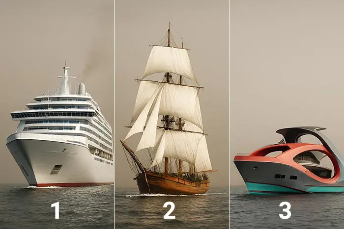 تست شخصیت شناسی : با انتخاب یک کشتی بفهمید چقدر جسور هستید!