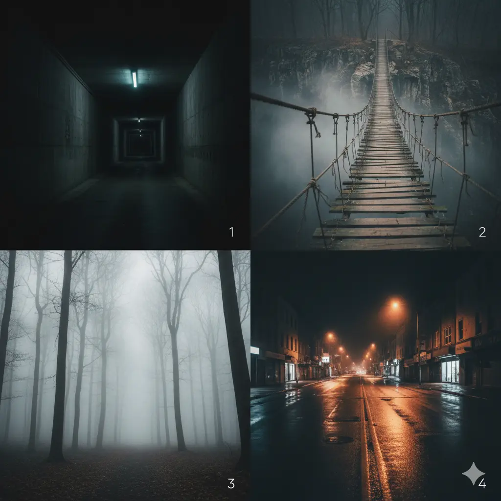 روانشناسی شخصیت : با انتخاب یک مسیر ترسناک بفهمید چقدر درونتون ترس داره!