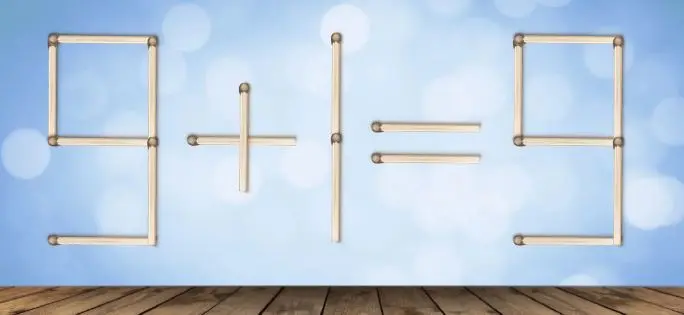 بازی فکری: نبوغ خود را بیازمایید! آیا می‌توانید این معما را با حرکت دادن فقط یک چوب کبریت در کمتر از 10 ثانیه حل کنید؟