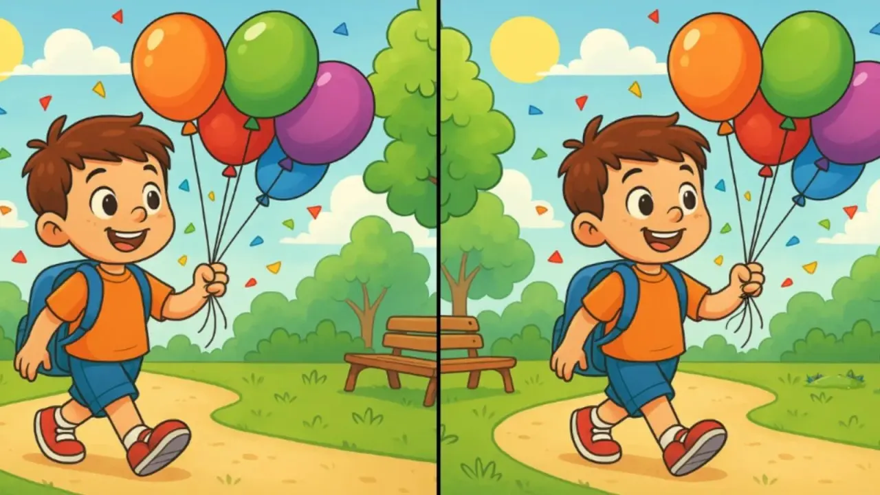 بازی فکری: بیا ببین مغزت چقدر پیره؟ فقط ۱۲ ثانیه برای پیدا کردن ۳ تفاوت وقت داری!