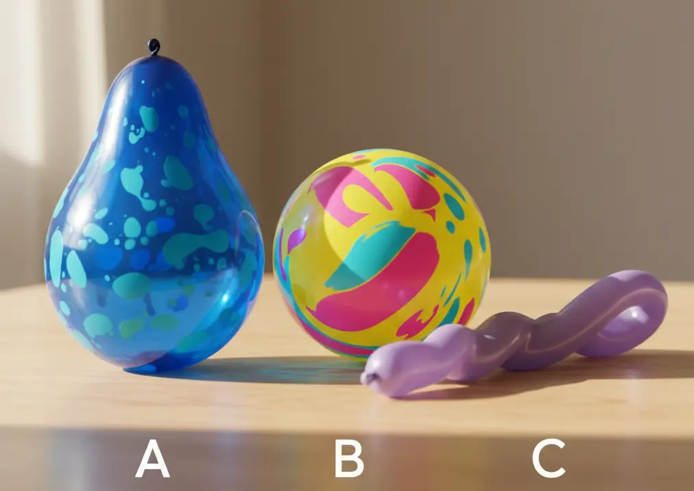 تست شخصیت شناسی : یک بادکنک‌ انتخاب کنید و بفهمید چقدر رمانتیک هستید!