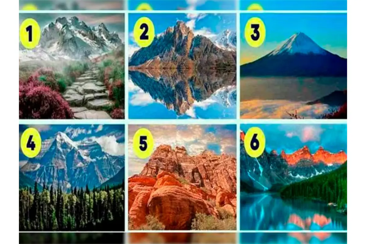 تست شخصیت شناسی | یک کوه انتخاب کن تا بگم وجودت در آرومشه یا متلاطم هست 