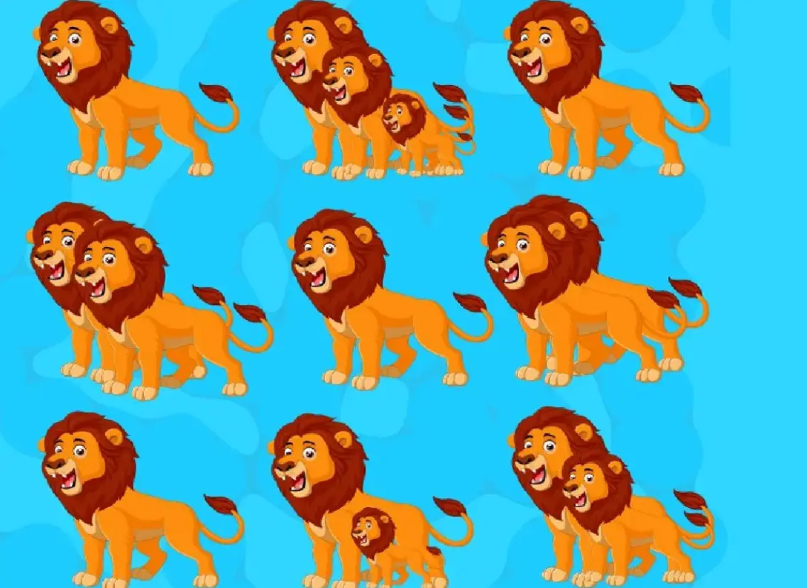 بازی فکری : اگه واقعا آخر هوش و استدلالی، بگو چند تا شیر تو تصویر وجود داره؟