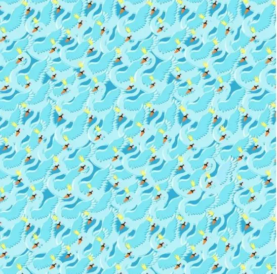 بازی فکری : هیچ‌کس نمی‌تواند آن را حل کند! برای پیدا کردن قو متفاوت در ۶ ثانیه به آی‌کیو ۱۳۰ نیاز است