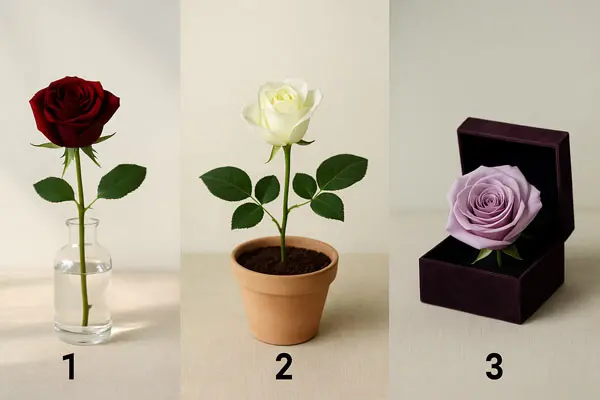 تست شخصیت شناسی : یک گل رز را انتخاب کنید تا بفهمید چقدر ذهن پیچیده ای داری