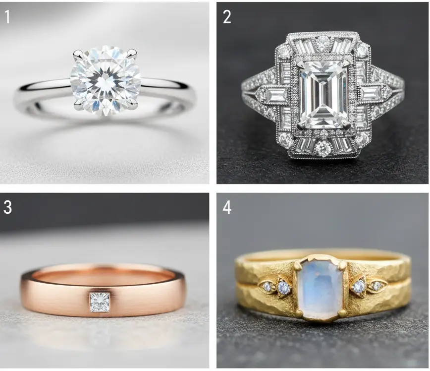 تست شخصیت شناسی : با انتخاب یک حلقه بگویید در زندگی مشترک به چه چیزهایی اهمیت می دهید!