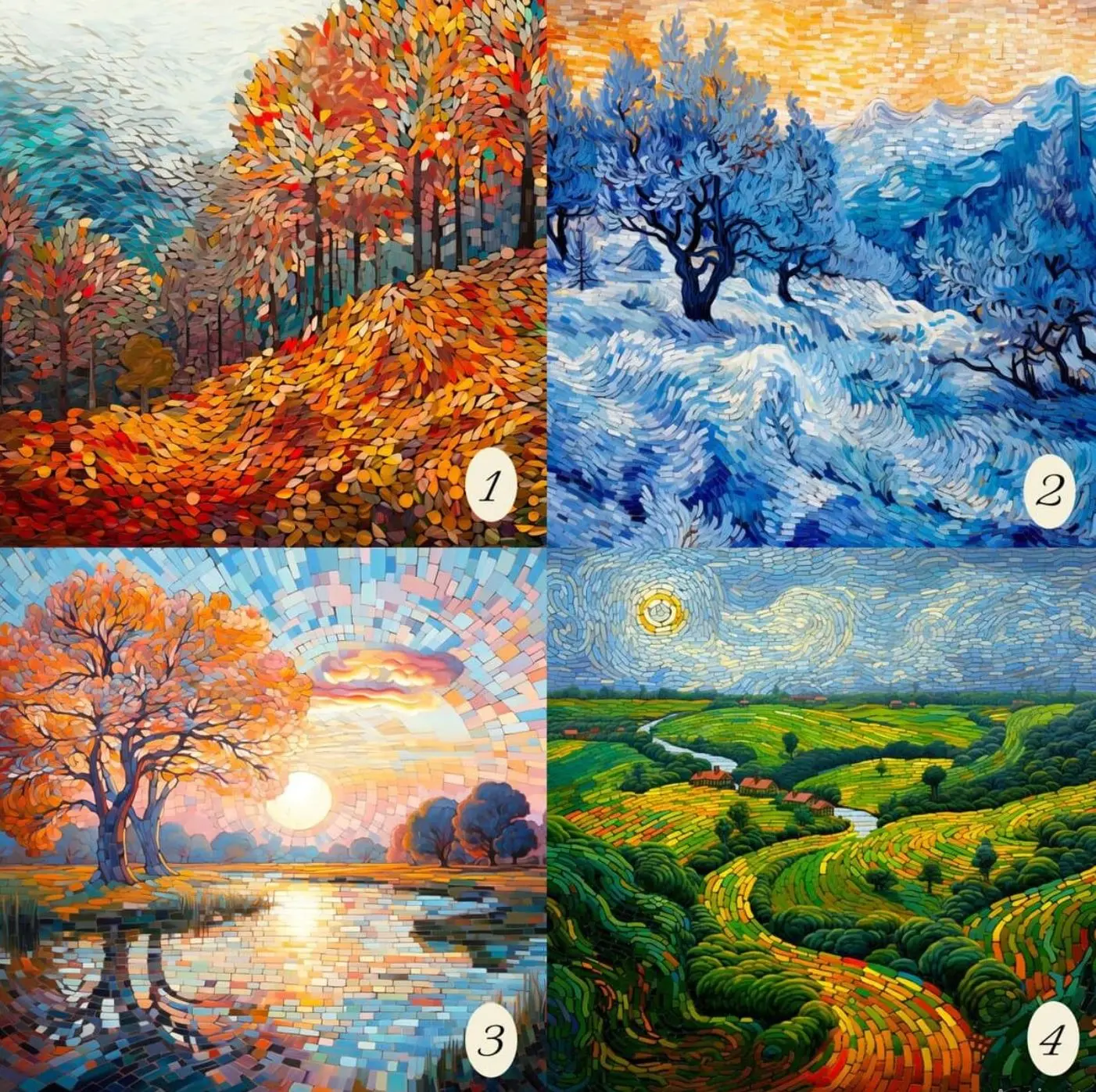 تست شخصیت شناسی | یک فصل را انتخاب کنید تا بدونی بخت و اقبال سال آیندت چه جوریه