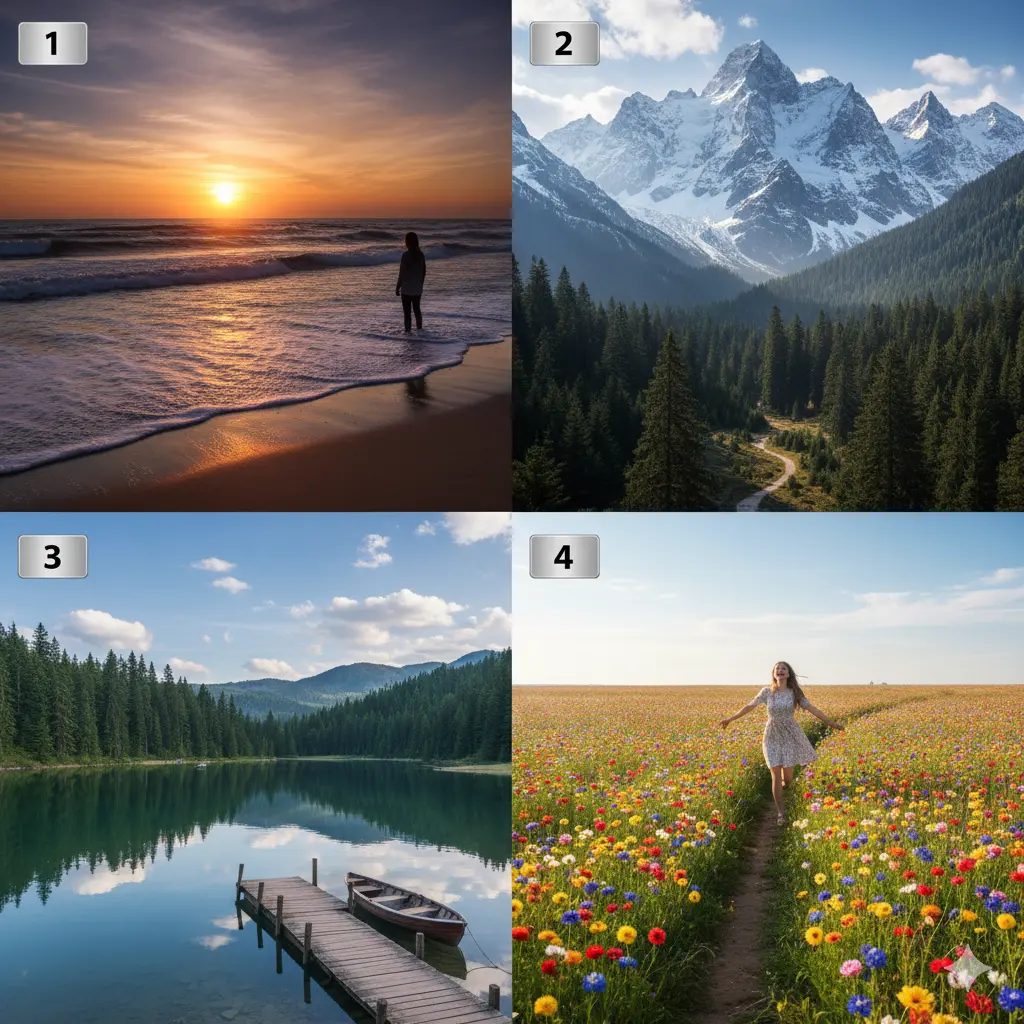  تست شخصیت شناسی : با انتخاب یک منظره بفهمید آرامش شما در چیست؟