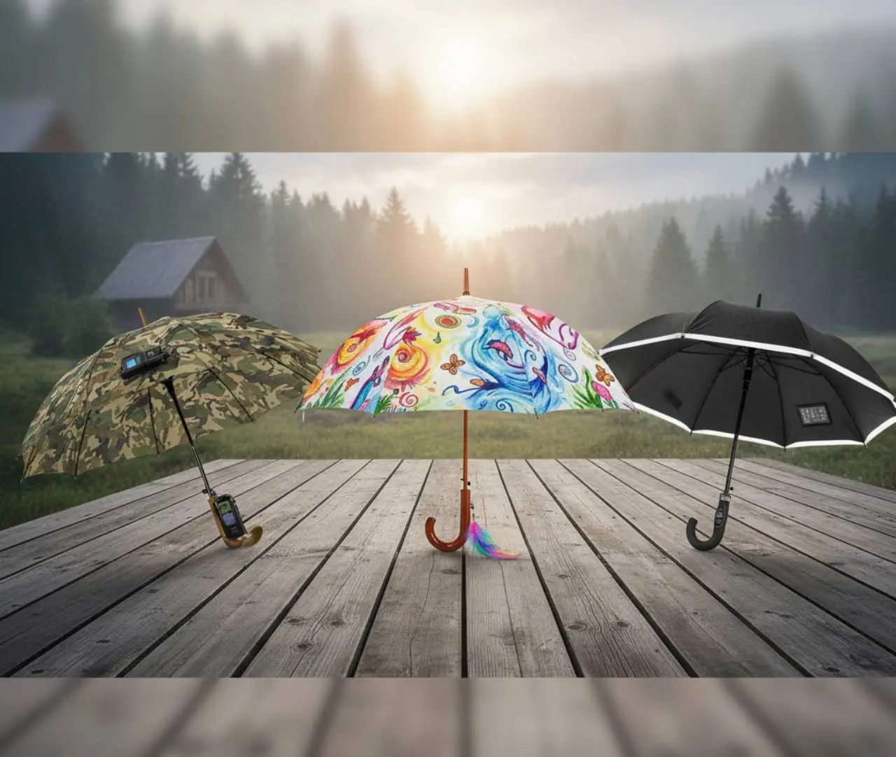 تست شخصیت شناسی : یک چتر انتخاب کنید و شخصیت تان را بهتر بشناسید!