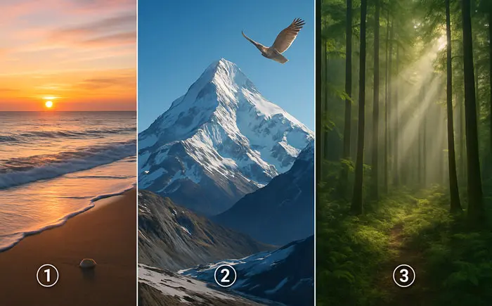 تست شخصیت شناسی : یک منظره طبیعی را انتخاب کنید تا بفهمید چقدر بلندپرواز هستید