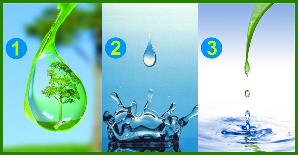 تست شخصیت شناسی : یک قطره آب انتخاب کنید و ببینید آیا راه درست را می‌روید یا نه؟