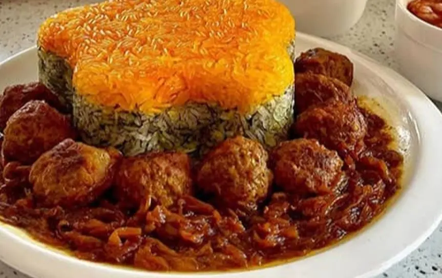 یک غذای مهمانی پسند؛ باقالی پلو با خوراک قلقلی خوشمزه