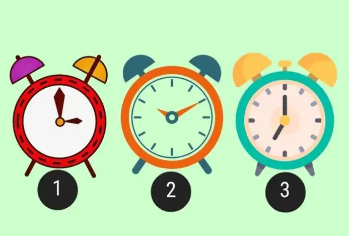 تست شخصیت شناسی : یک ساعت زنگ‌دار را انتخاب کنید تا بفهمید چقدر آدم صبوری هستید!