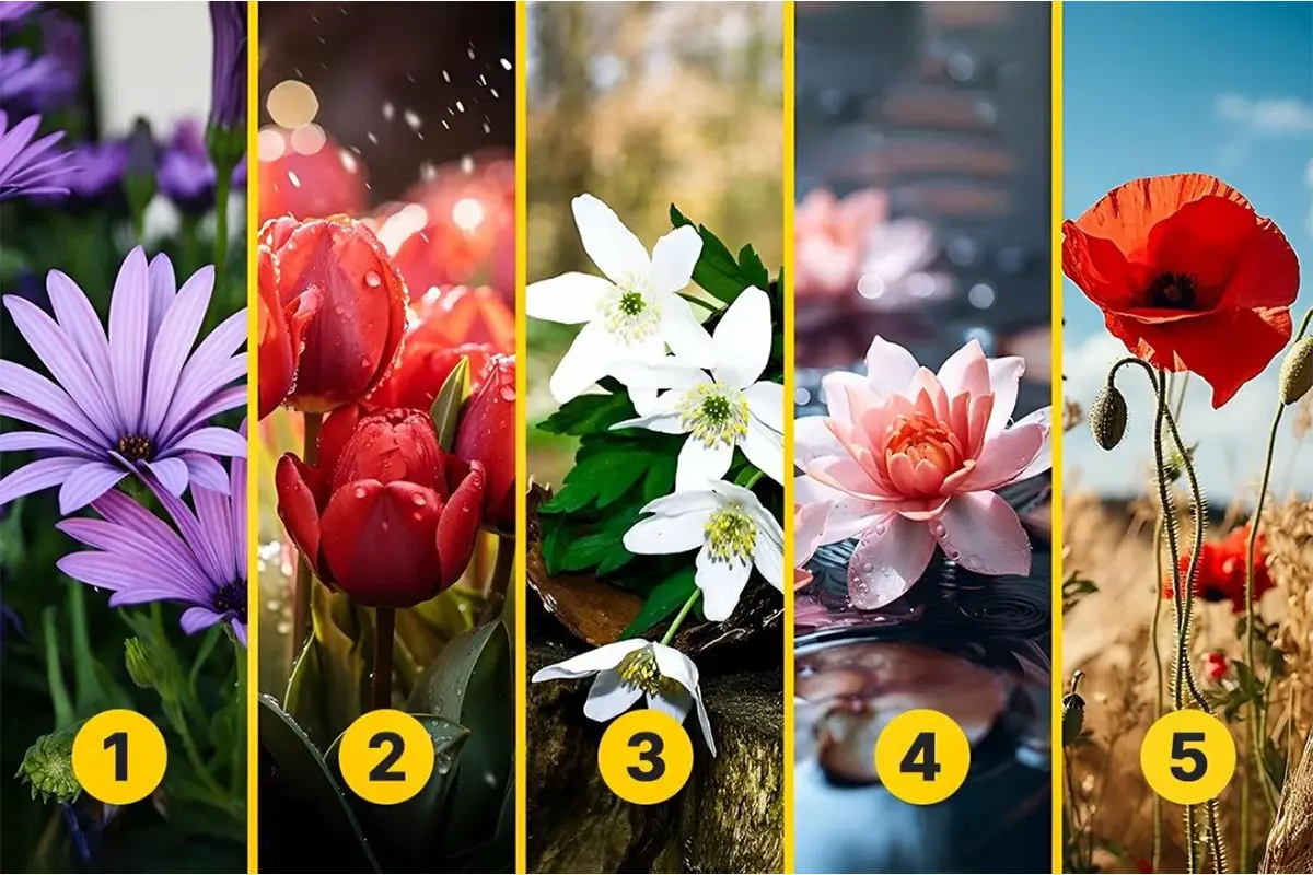 تست شخصیت شناسی | یک گل انتخاب کن تا بگم چقد گلی