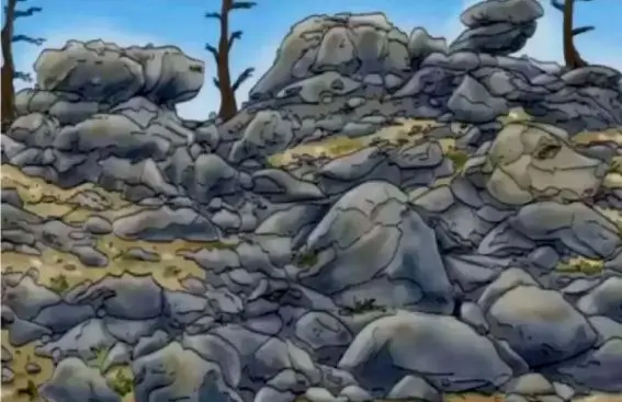 بازی فکری : سگ رو در صخره‌های سنگی پیدا کن تا ذهنت همیشه جوان بمونه