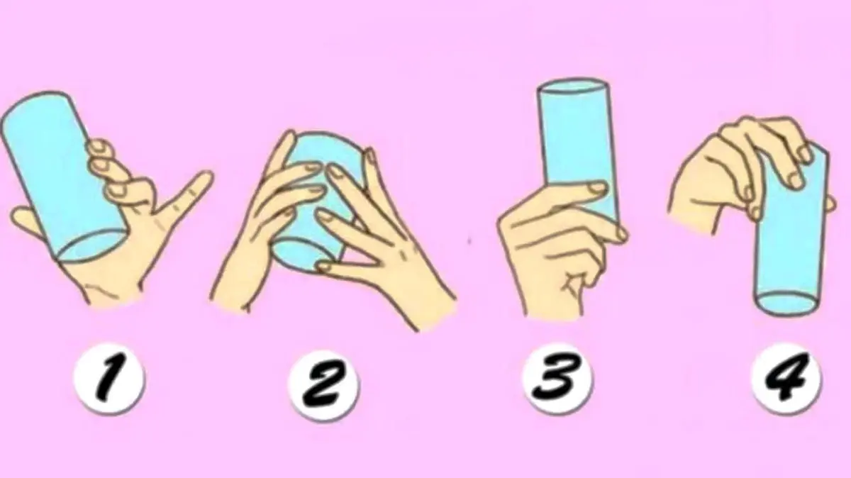 تست شخصیت شناسی | طرز لیوان گرفتن تو دستت شخصیتتو لو میده + تفسیر کامل