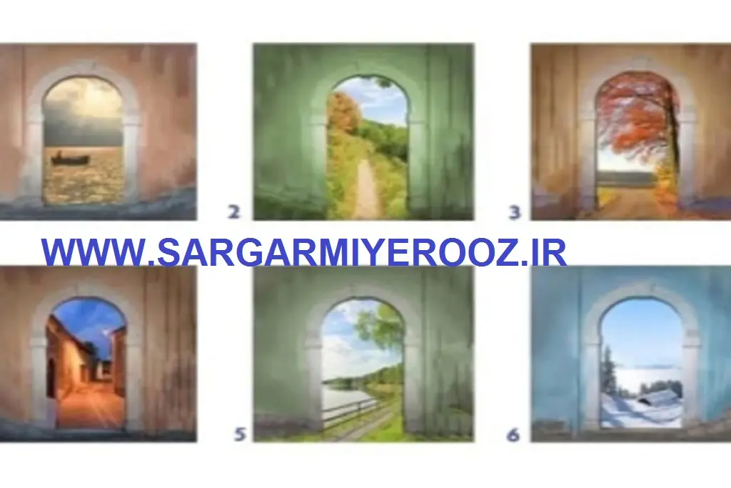 یک در انتخاب کن و شخصیت تاریک و روشن درونت رو بشناس