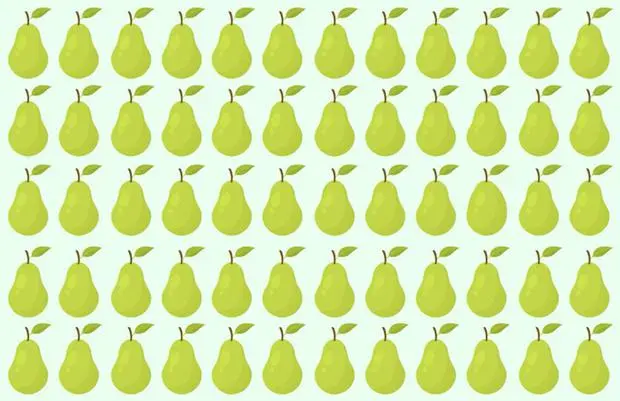 تست هوش | خیلی ادعای تیزبینی داری تو سه سوته میوه متفاوت رو پیدا کن