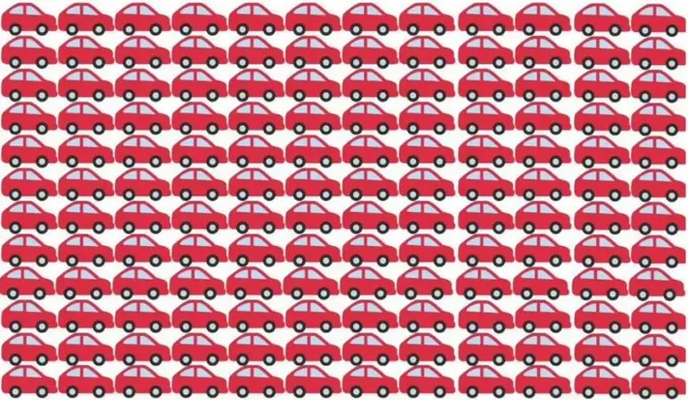 بازی فکری : برای پیدا کردن ماشین متفاوت فقط 6 ثانیه وقت دارید!