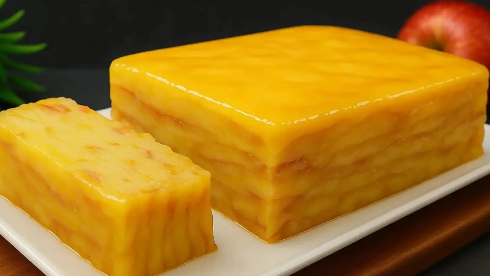 طرز تهیه کیک سیب لایه‌ای ؛ دسر فرانسوی کم کالری و مجلسی