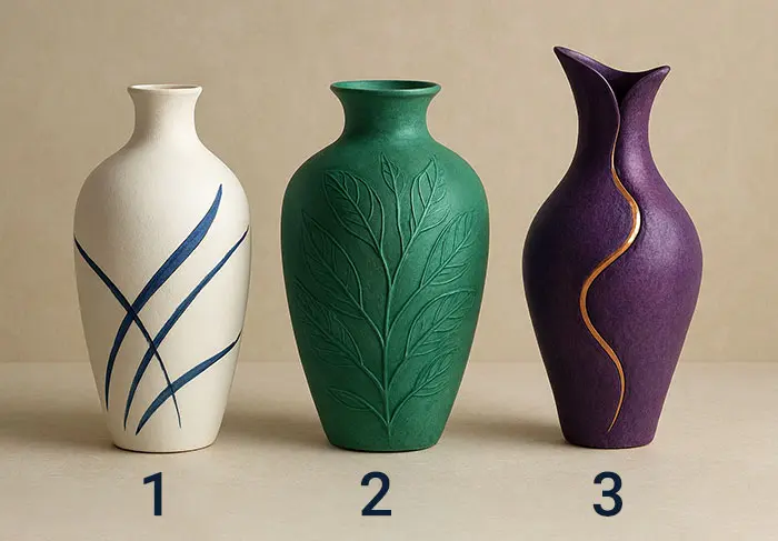 روانشناسی شخصیت : یک گلدان رنگی انتخاب کنید تا ویژگی شخصیتی شما را آشکار کنیم!