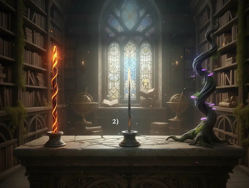 تست شخصیت شناسی : با انتخاب یک چوب‌ دستی جادویی بفهمید چه قدرت مخفی دارید!