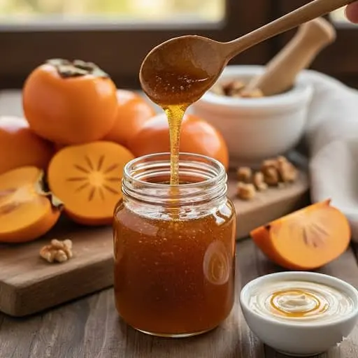 طرز تهیه شیره خرمالو؛ گنجینه‌ای پاییزی برای آشپزخانه شما