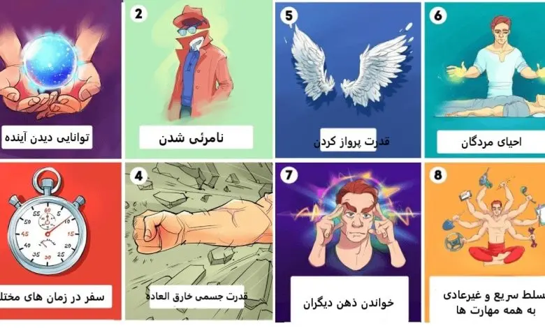 تست شخصیت شناسی | این تست دنیارو زیر و رو کرد | قدرت ماورایی شما چیه؟