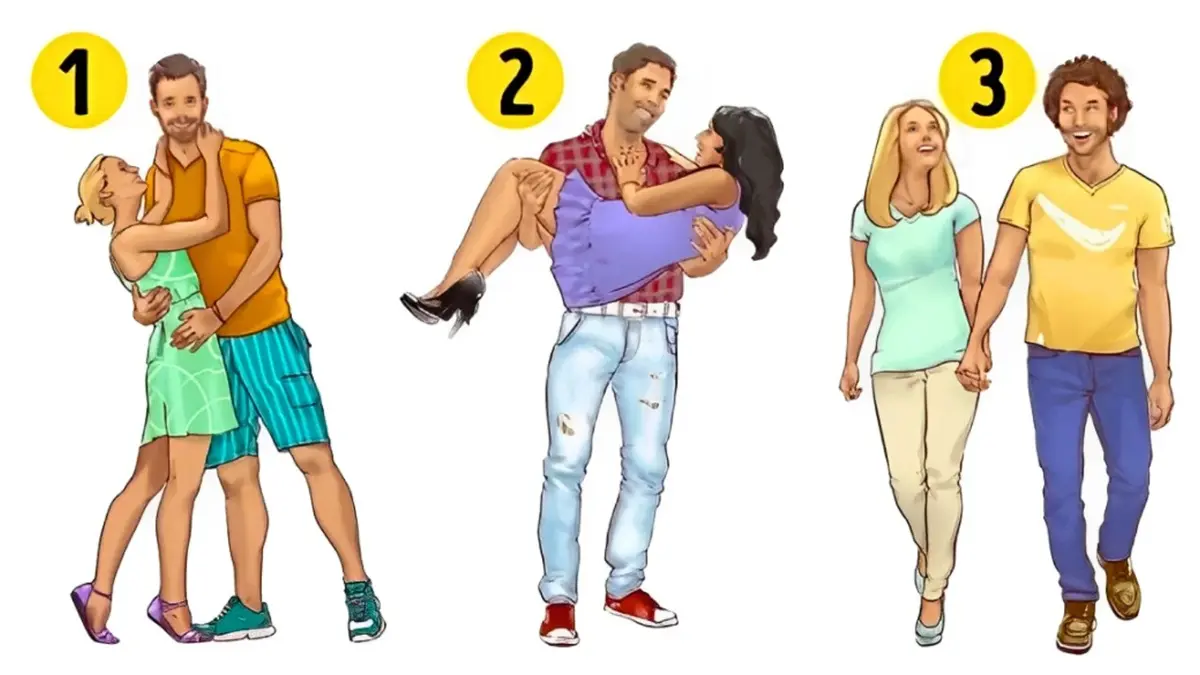 تست شخصیت شناسی:زوج عاشق را انتخاب کنید تا بفهمید شما در عشق و عاشقی چگونه اید!