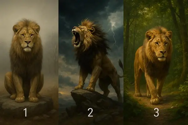 تست شخصیت شناسی : یک شیر را انتخاب کنید تا بفهمید چقدر آتش زیر خاکسترید!