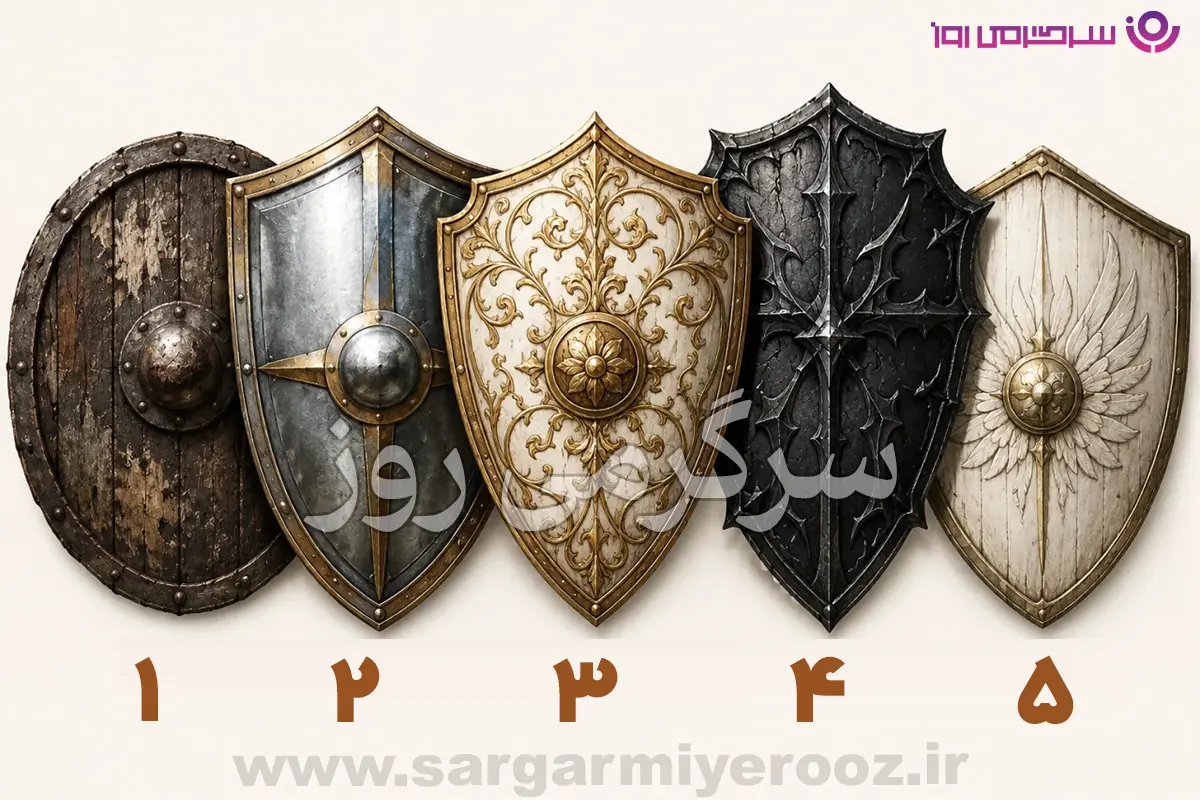 تست شخصیت شناسی | سپر مورد علاقه‌ات نشان می‌دهد از کدام نقطه بیشتر ضربه می‌خوری