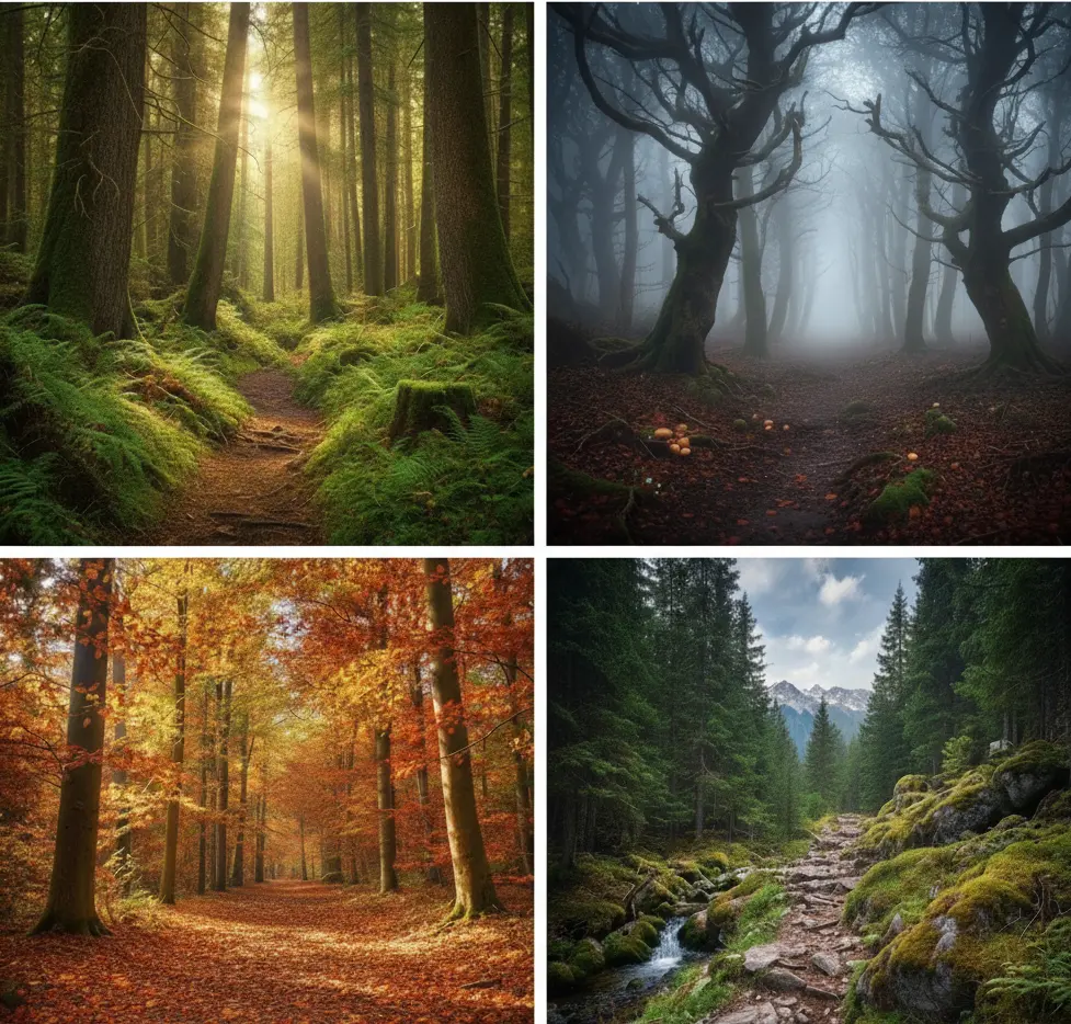 تست شخصیت شناسی : یک مسیر جنگلی را انتخاب کنید تا ویژگی شخصیتی شما را آشکار کنیم!