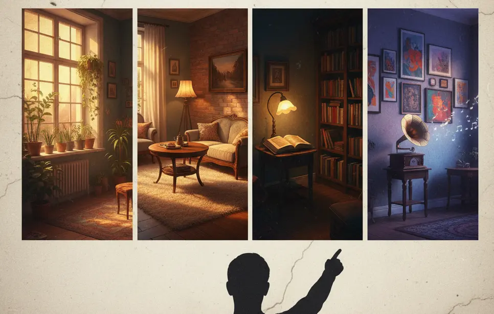 تست شخصیت شناسی : با انتخاب یک اتاق بفهمید چقدر نکته سنج هستید!