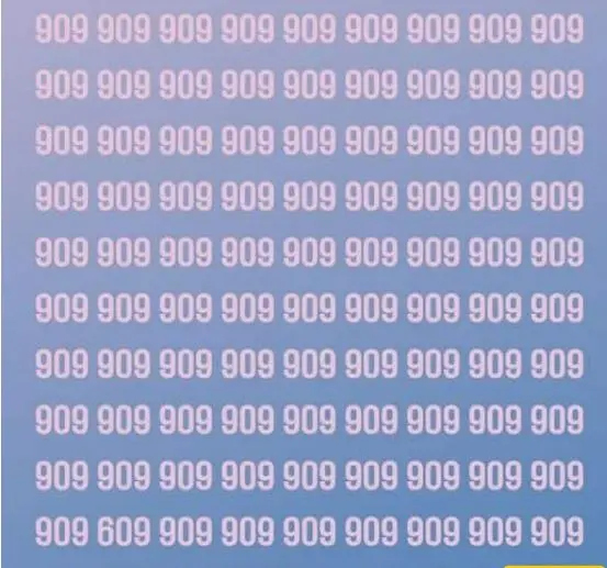 بازی فکری: عدد 609 کجاست؟  فقط افراد تیزبین میتونن جواب این چالش رود پیدا کنند، میتونی یانه؟