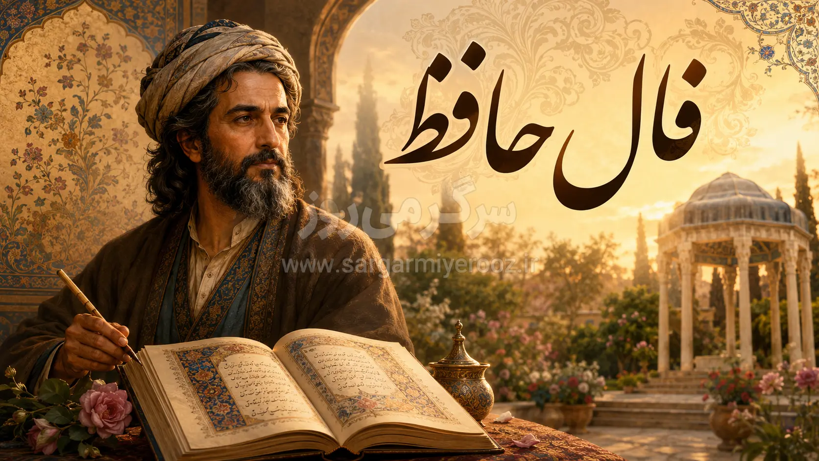 فال حافظ امروز پنج‌شنبه ۱۵ مرداد ۱۴۰۵ | وقت بازنگری در دل‌بستگی‌ها و قدرشناسی از فرصت‌های حاضر