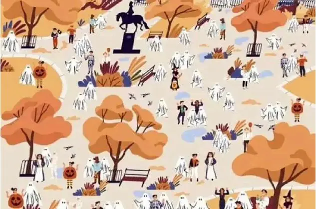 بازی فکری :  90% مردم شکست می‌خورند!/آیا می‌توانید "روح پادار" را در این شلوغی پیدا کنید؟