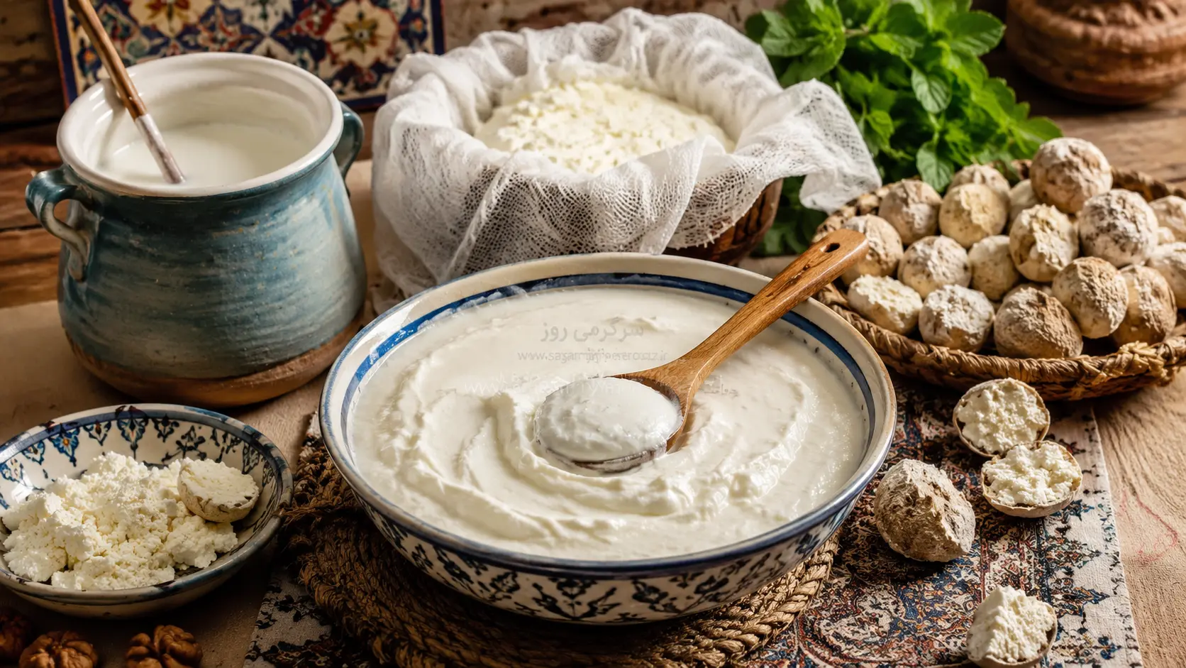 چگونه کشک درست کنیم؟ | طرز تهیه کشک خانگی خوشمزه و غلیظ؛ راز کشک سالم، سفید و ماندگار