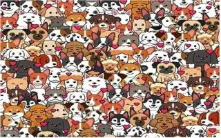 بازی فکری : حتی دامپزشکان هم نتوانستند گربه‌ را در ۵ ثانیه بین سگ‌ها پیدا کنند!