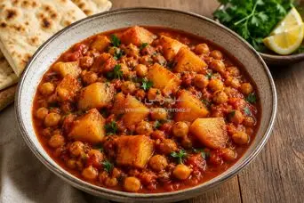 طرز تهیه نخود و ۲ سیب‌زمینی این شام کم‌خرج را درست کن | آشپزی بدون گوشت و مرغ