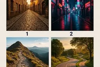 تست شخصیت شناسی: با انتخاب یک چهار راه  بفهمید در زندگی چطور تصمیم می‌ گیرید!