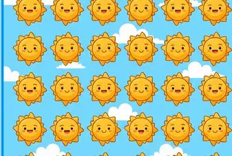 بازی فکری : خورشید متفاوت کدام است؟ اگر دقت بالایی دارید در عرض 5 ثانیه بفهمید!