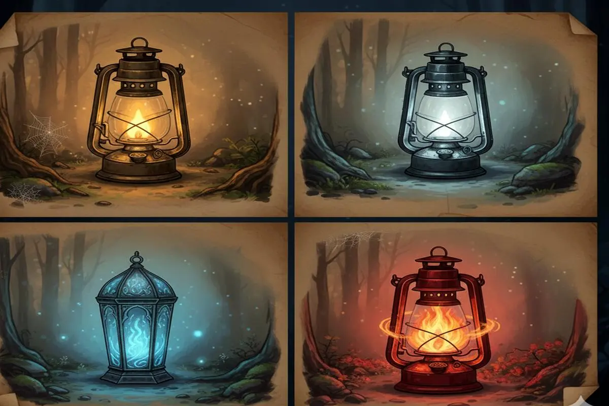 تست شخصیت شناسی : با انتخاب یک فانوس بفهمید چقدر  منطقی هستید !